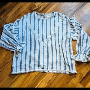 Ladies Stripped Long Sleeve